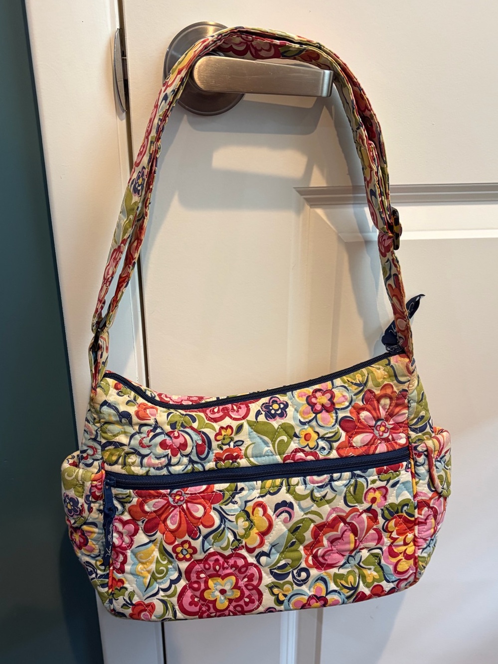 Vera Bradley Quilted Floral Shoulder Bag or crossbody in Multicolor